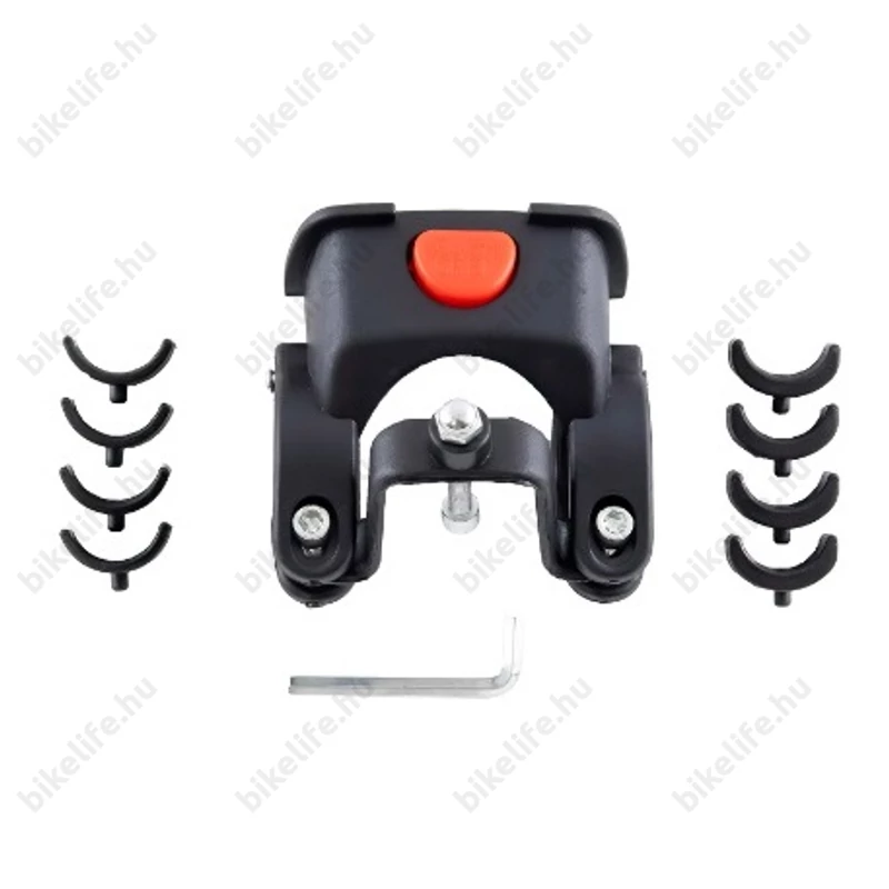 Ridepositive Natural fehér rattan kerékpáros első kosár gyorsrögzítővel