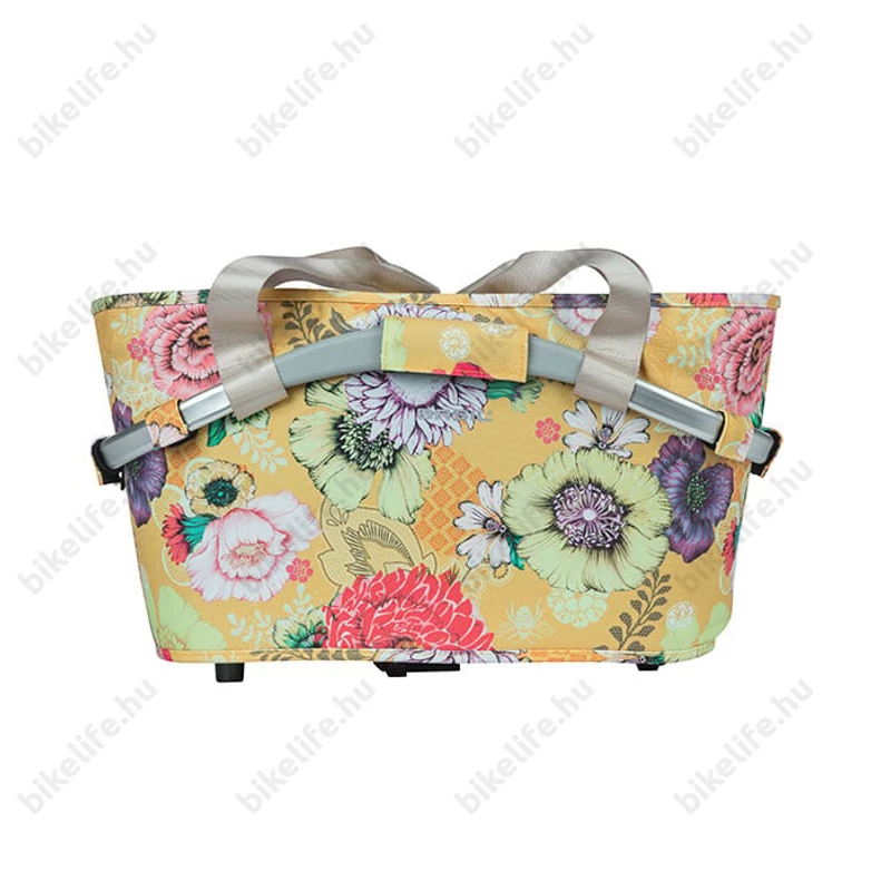 Basil Bloom Field Carry All hátsó kosár csomagtartóra, honey sárga, MIK adapterrel, 22L