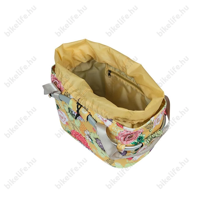 Basil Bloom Field Carry All hátsó kosár csomagtartóra, honey sárga, MIK adapterrel, 22L