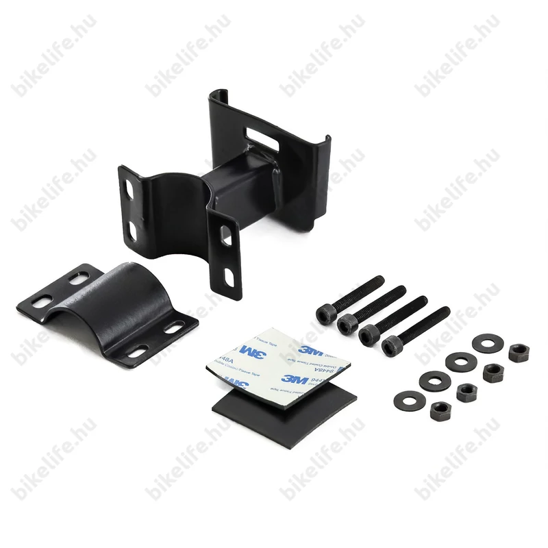 Ridepositive e-roller kosár sűrűszövésű acél hálóból györsrögzítős adapterrel