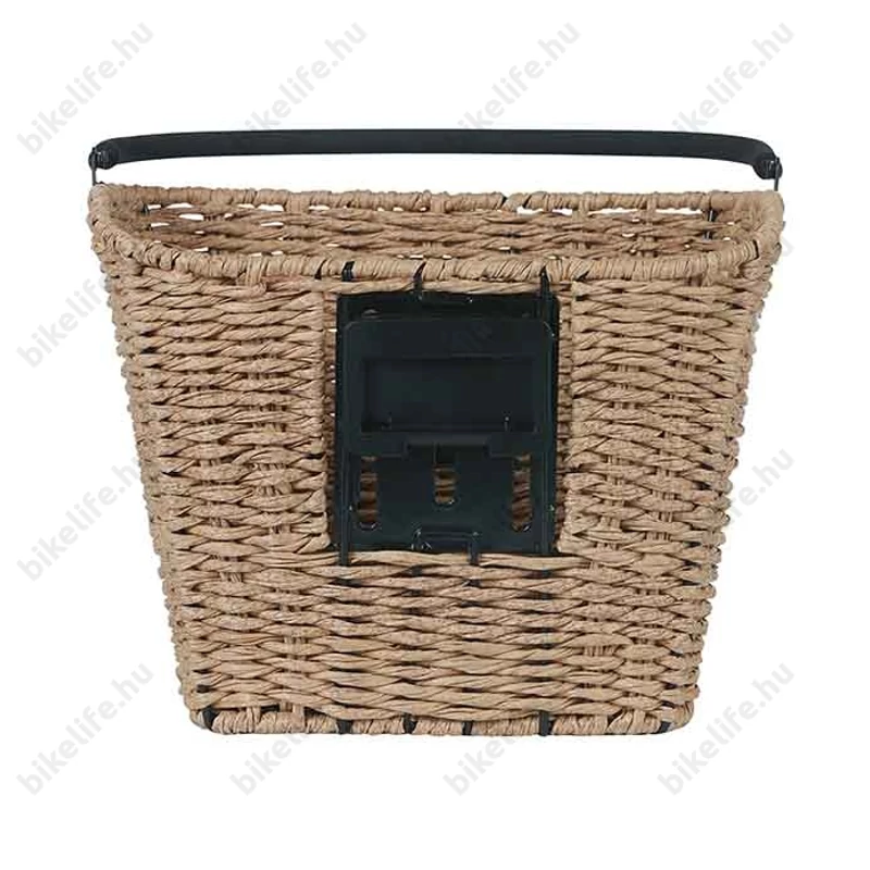 Basil Bremen Rattan Look KF első kosár acél, sűrűszövésű, KlickFix kompatibilis, adapter nélkül
