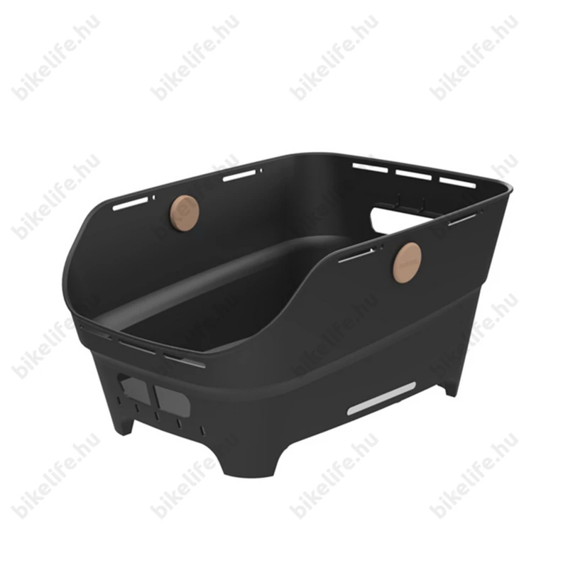 Basil hátsó kosár Cento Neo WSL, fix rögzítésű WSL felfogatással, fekete (pedelec kompatibilis)