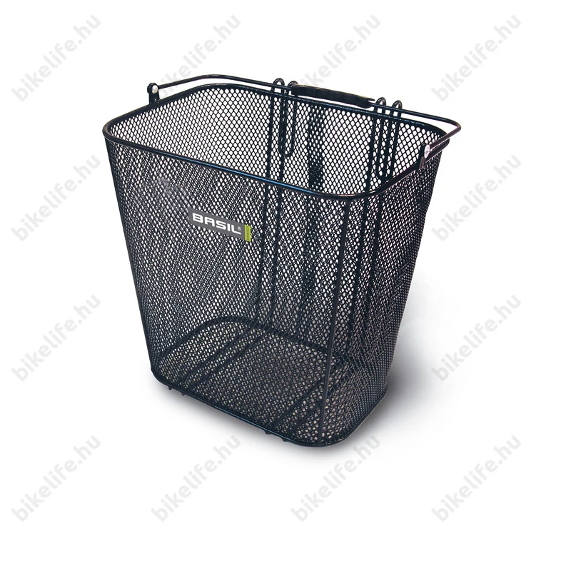 Basil Cardiff kosár csomagtartó oldalára fekete sűrűszövésű