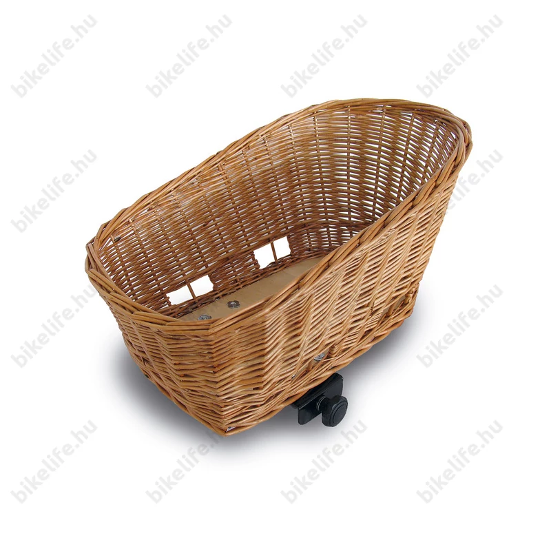 Basil Pasja kisállat szállító hátsó kosár rattan, 45x28cm