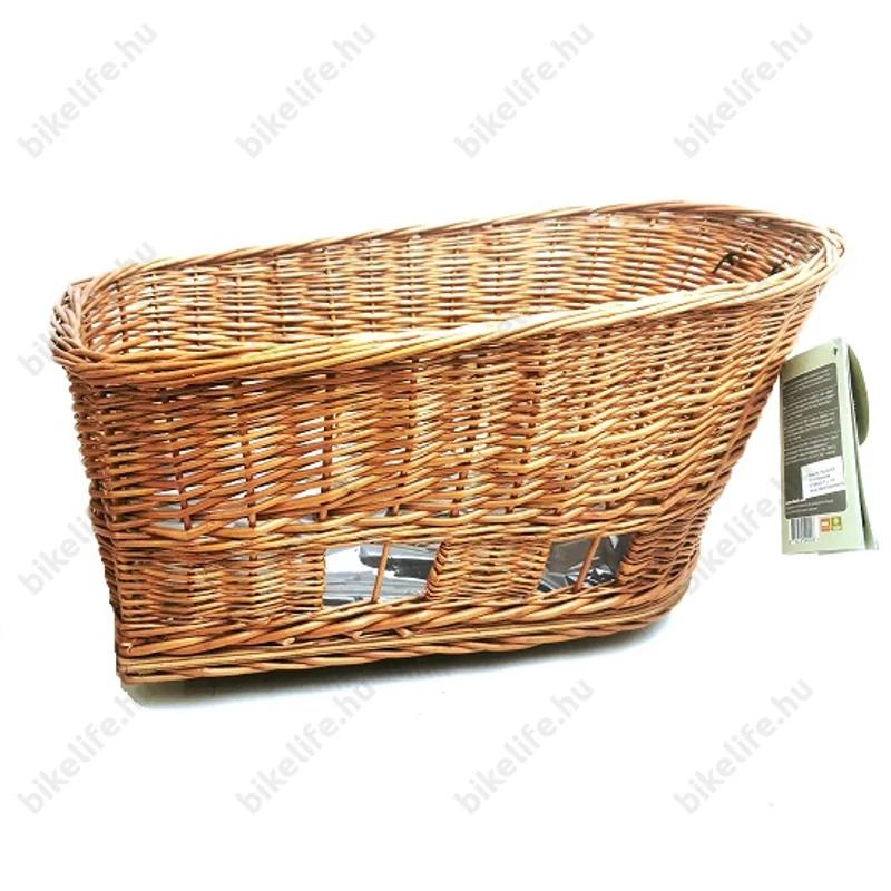 Basil Pasja kisállat szállító hátsó kosár rattan, 45x28cm