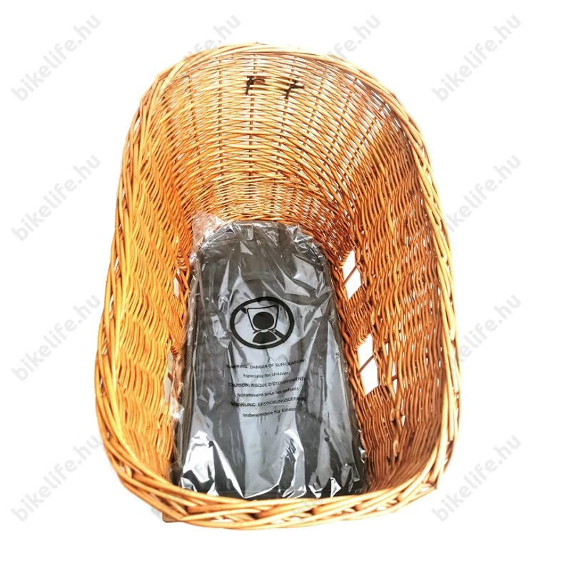 Basil Pasja kisállat szállító hátsó kosár rattan, 45x28cm