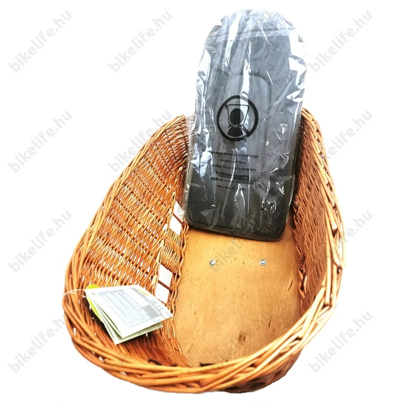 Basil Pasja kisállat szállító hátsó kosár rattan, 45x28cm