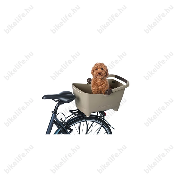 Basil Buddy kisállat szállító hátsó MIK 2.0 kompatibilis barna