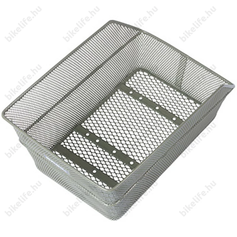 Basil Cento hátsó kosár fém, sűrűszövésű, fix rögzítés, oliva zöld