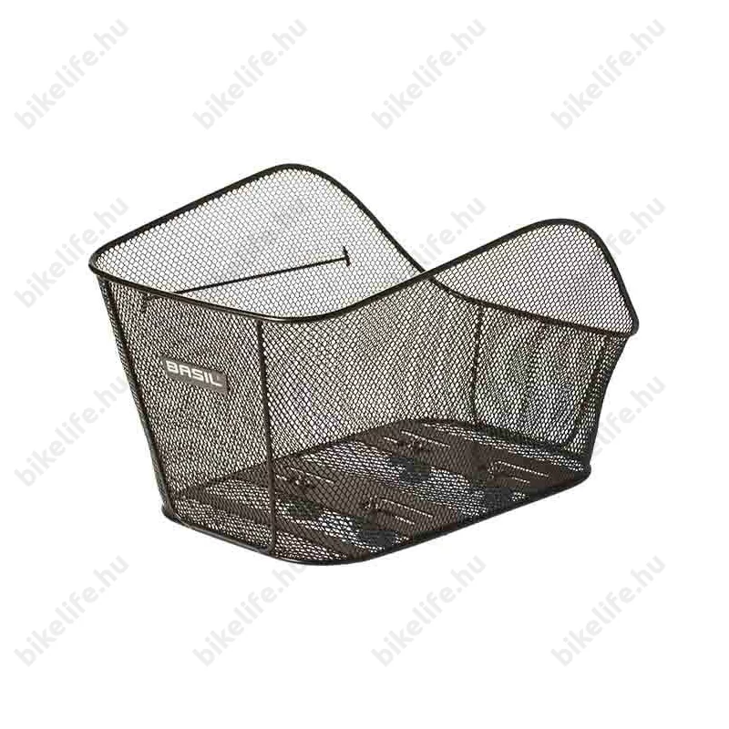 Basil Icon WSL L hátsó kosár acél extra erős, WSL fix felfogatással, fekete