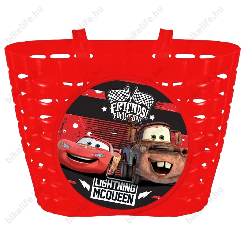 Kosár gyermek Disney Verdák piros