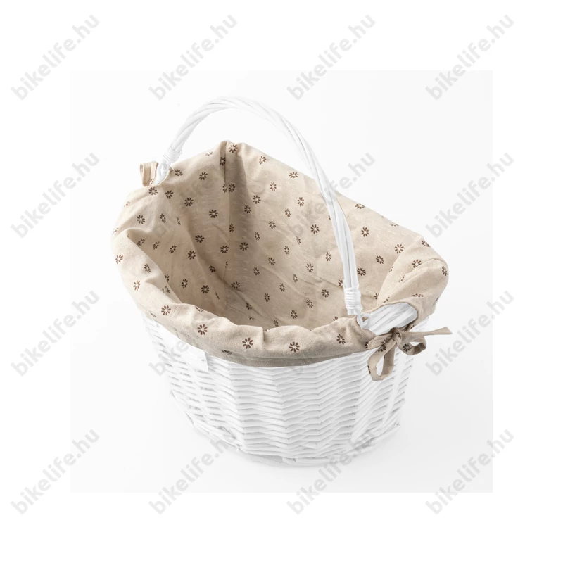 Kosár tartozék Extend rattan kosárhoz fekete/fehér pöttyös vagy virágos huzat