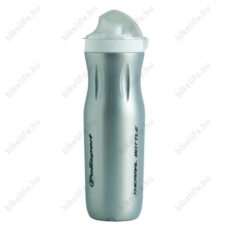 Kulacs Polisport Thermal 0,5l ezüst, Hot and Cold, két rétegű hőszigetelő habbal