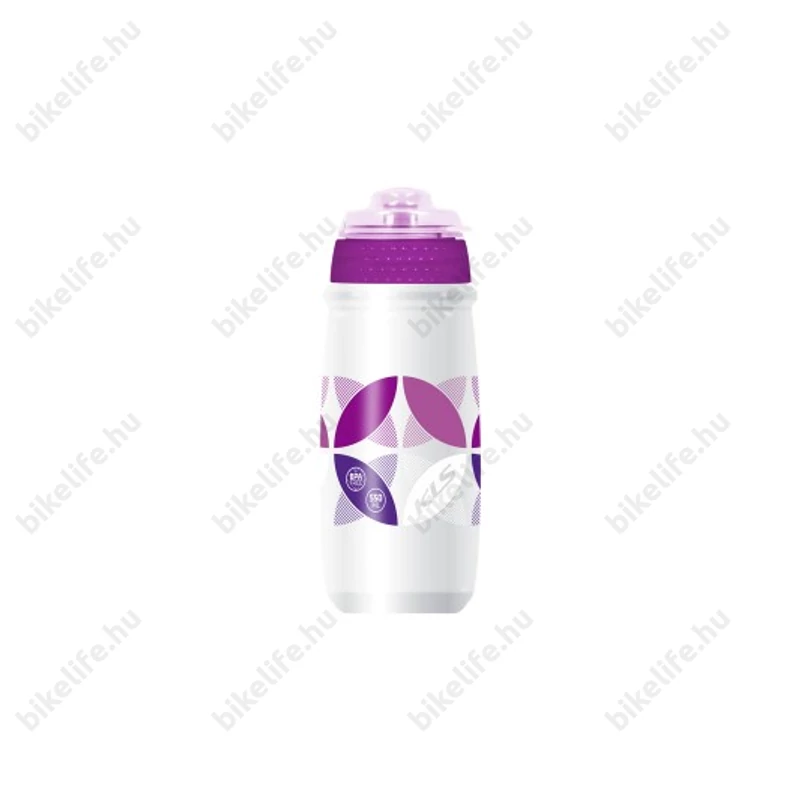 Kellys Atacama kulacs 650ml kupakkal fehér/lila
