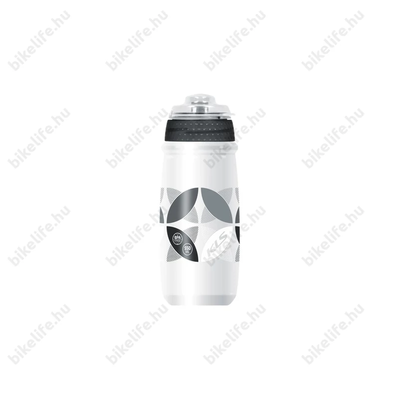 Kellys Atacama kulacs 650ml kupakkal fehér/fekete