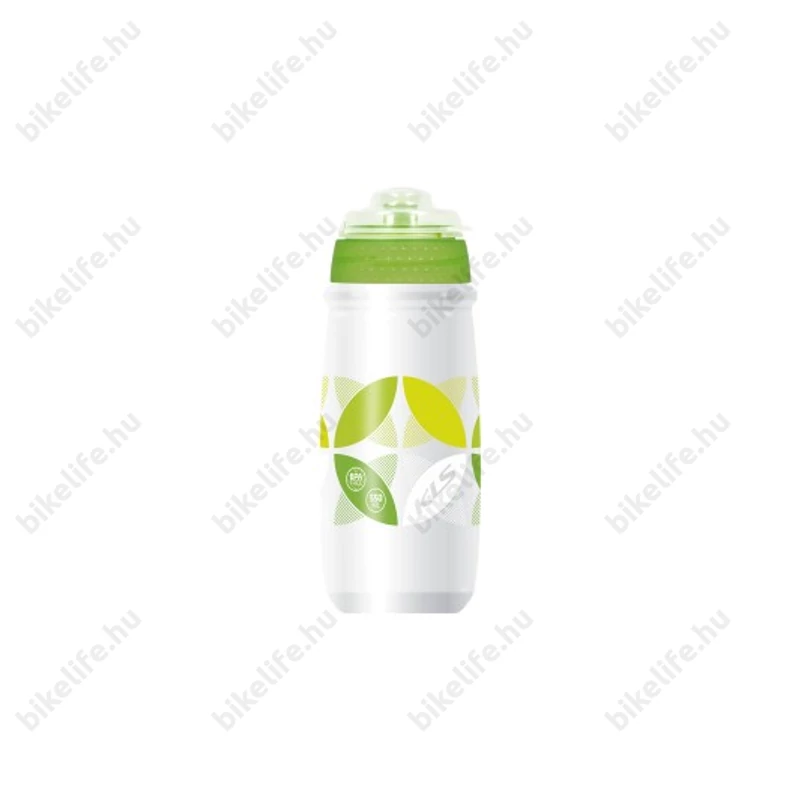 Kellys Atacama kulacs 650ml kupakkal fehér/zöld