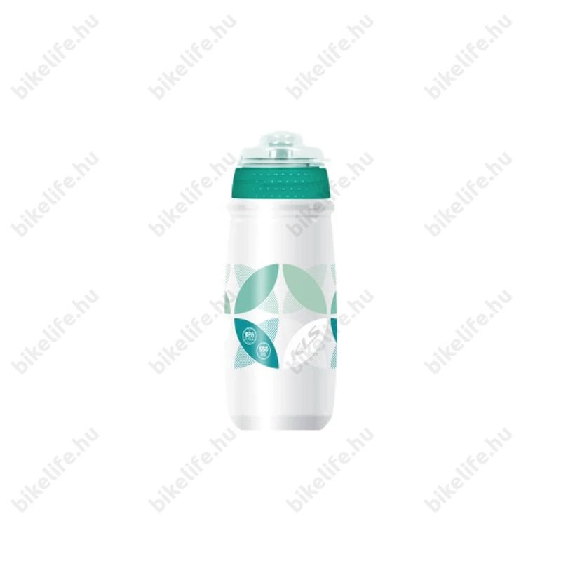 Kellys Atacama kulacs 650ml kupakkal fehér/türkiz