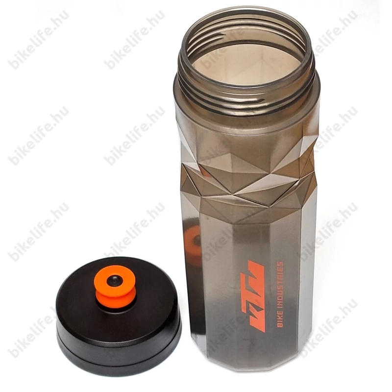 KTM kulacs 650ml füstszínű fekete grafikával