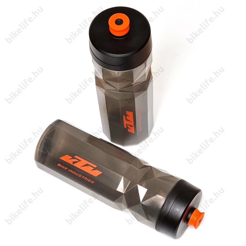 KTM kulacs 650ml füstszínű fekete grafikával