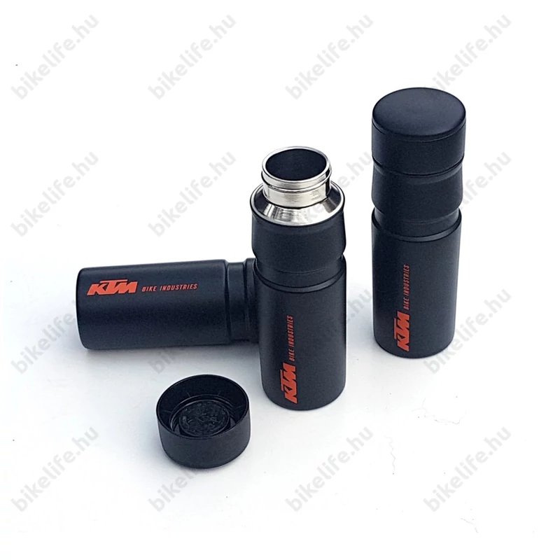 KTM TEAM rozsdamentes acél thermo kulacs 0,55L mattfekete