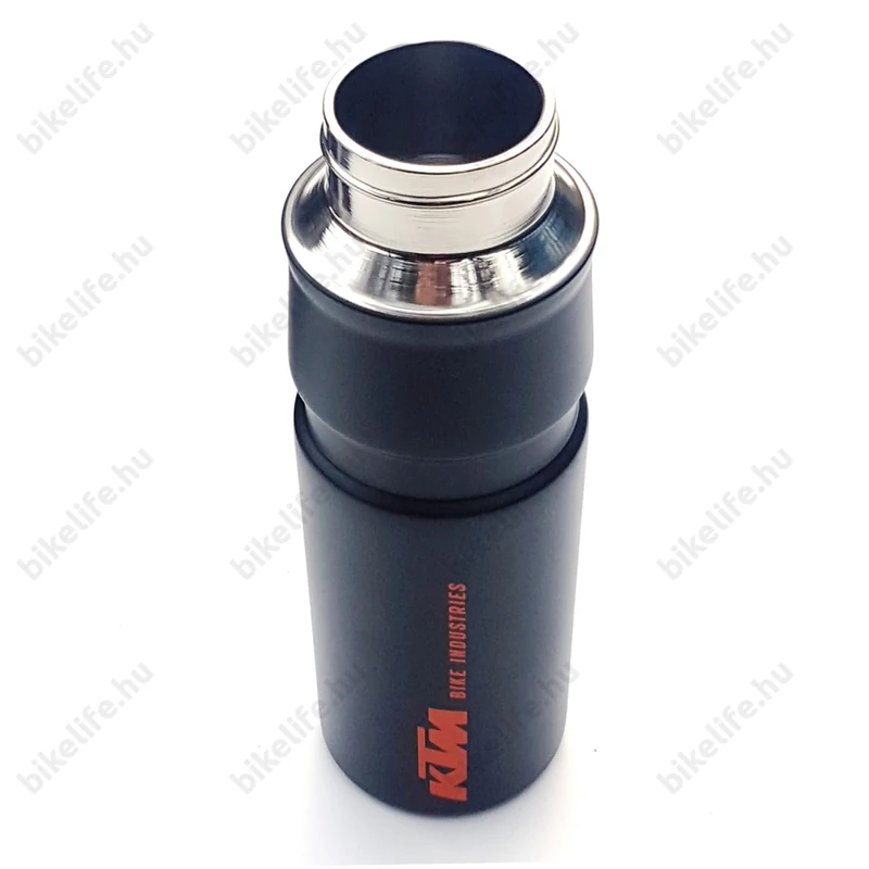 KTM TEAM rozsdamentes acél thermo kulacs 0,55L mattfekete