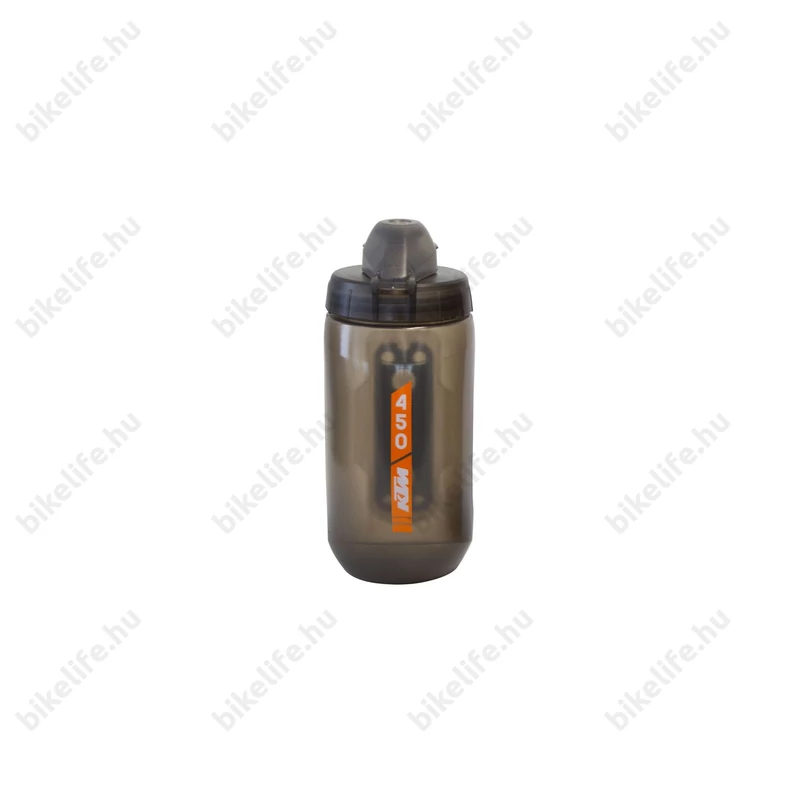 KTM Hydravalve II kulacs+tartó extra erős Fidlock mágneses rögzítéssel automata szeleppel 450ml szürke/narancssárga