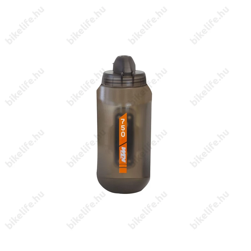 KTM Hydravalve II kulacs+tartó extra erős Fidlock mágneses rögzítéssel automata szeleppel 750ml szürke/narancssárga
