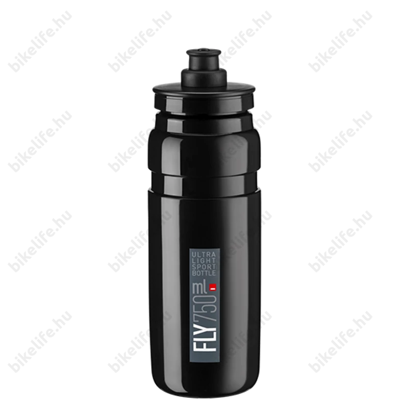 Elite FLY Black kerékpáros kulacs extra könnyű BPA mentes 750ml