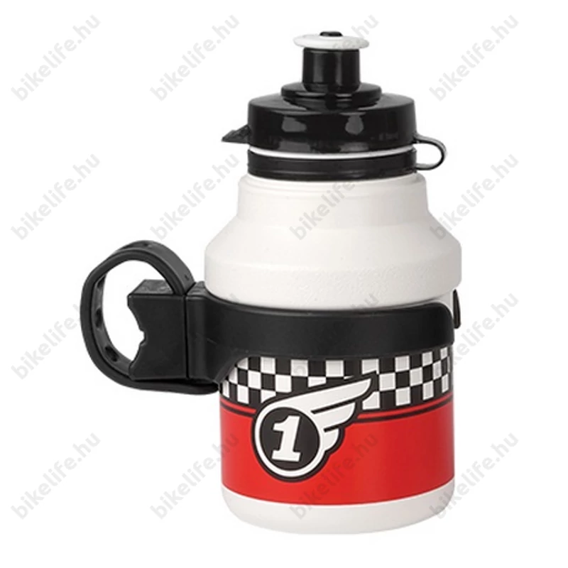 Polisport Race kulacs gyerekkerékpárra gumipántos kulacstartóval