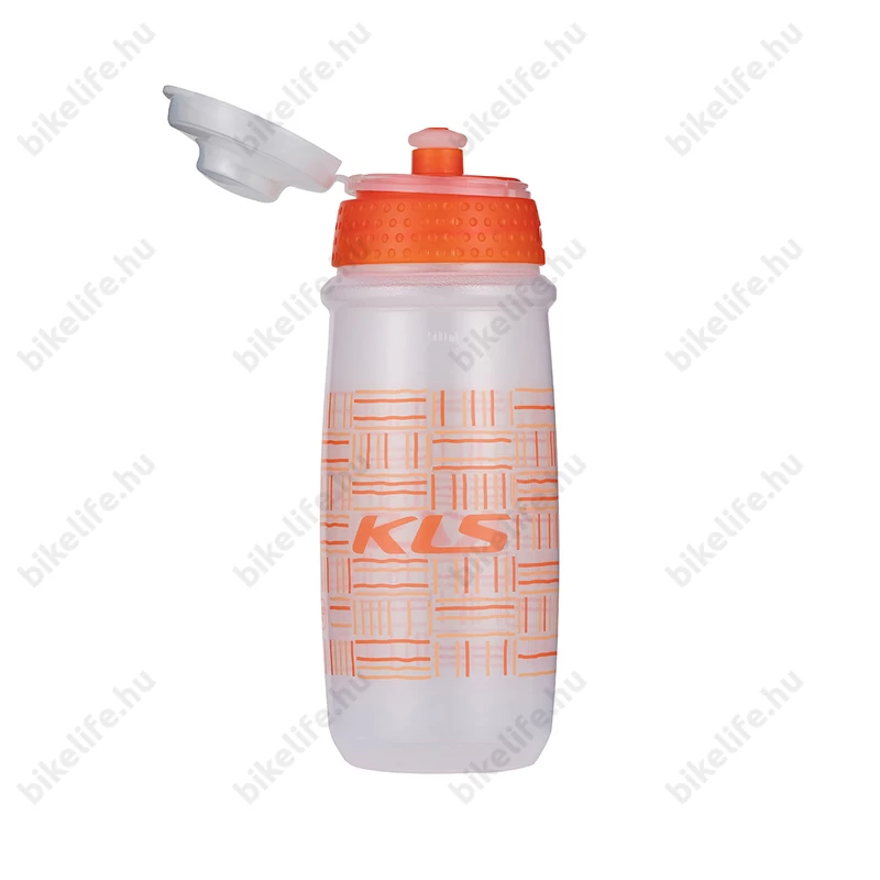 Kellys Atacama 022 kulacs 650ml kupakkal, fehér/narancs