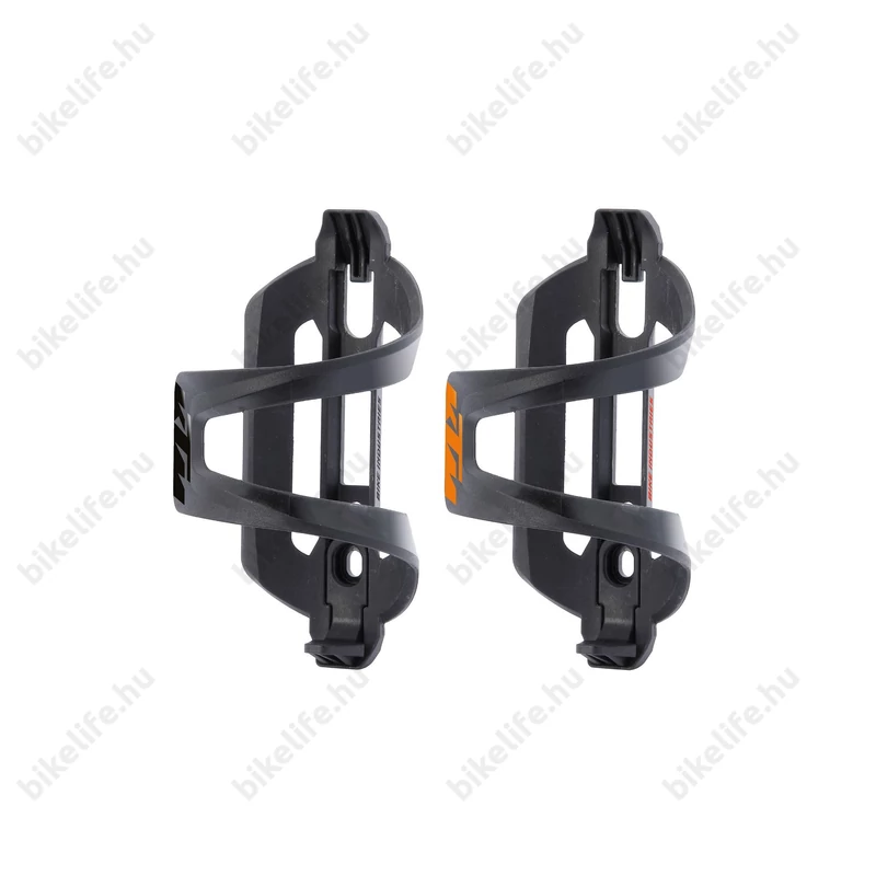 KTM Comp Left/Right átfordítható kulacstartó műanyag fekete/narancssárga