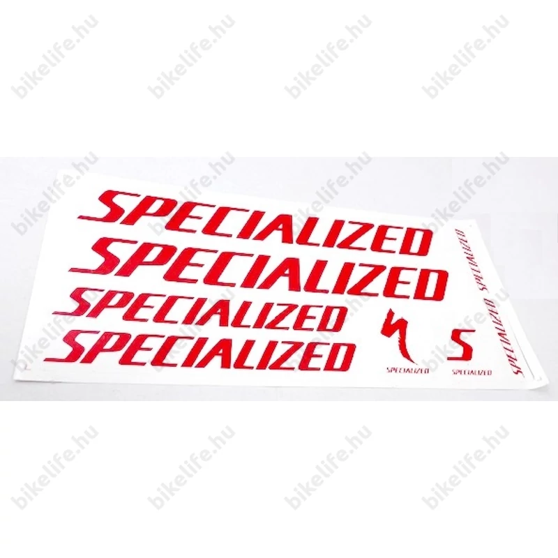 Specialized matrica garnitúra műgyantás bevonnattal 35x16cm és 25x17 cm ívek választható színekben