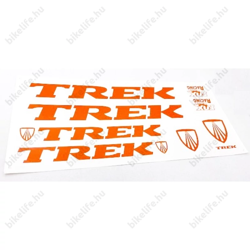 Trek matrica garnitúra műgyantás bevonattal 35x16cm 3színben