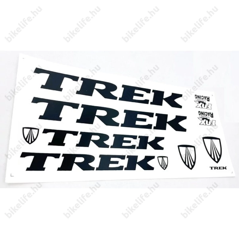 Trek matrica garnitúra műgyantás bevonattal 35x16cm 3színben