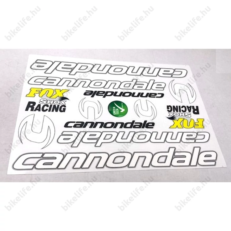 Cannondale matrica garnitúra műgyantás bevonattal 35x16cm 2 színben kapható
