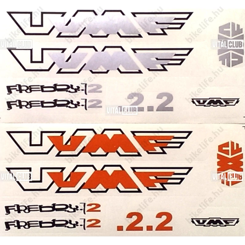 UMF matrica garnitúra műgyantás bevonattal 16x35cm 2színben kapható