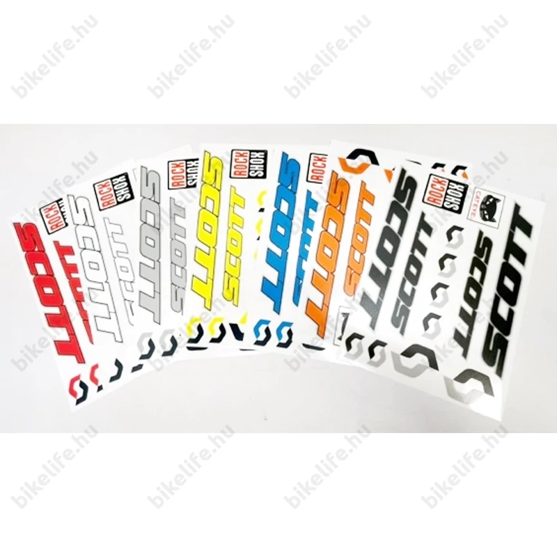 Scott műgyantás matrica garnitúra 25x17cm 7féle színben kapható