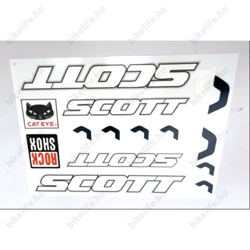 Scott műgyantás matrica garnitúra 25x17cm 7féle színben kapható