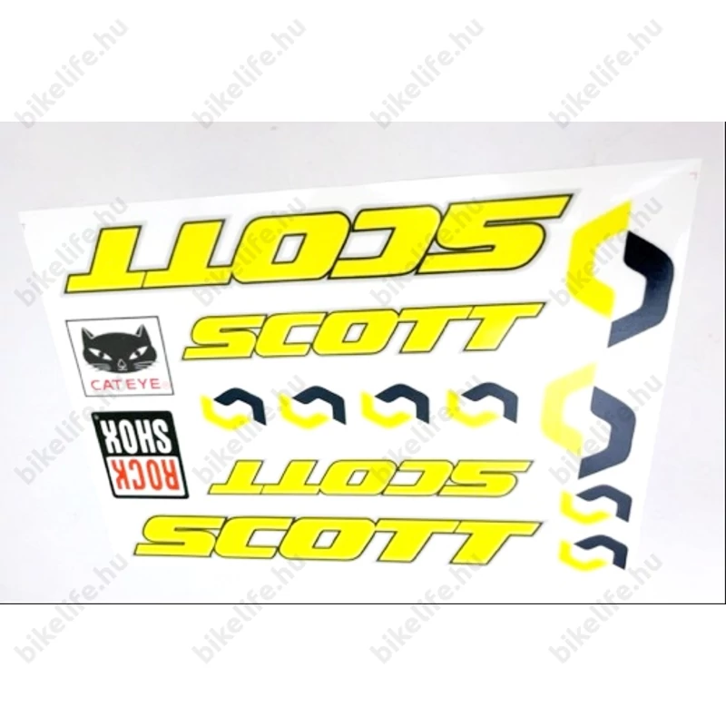 Scott műgyantás matrica garnitúra 25x17cm 7féle színben kapható