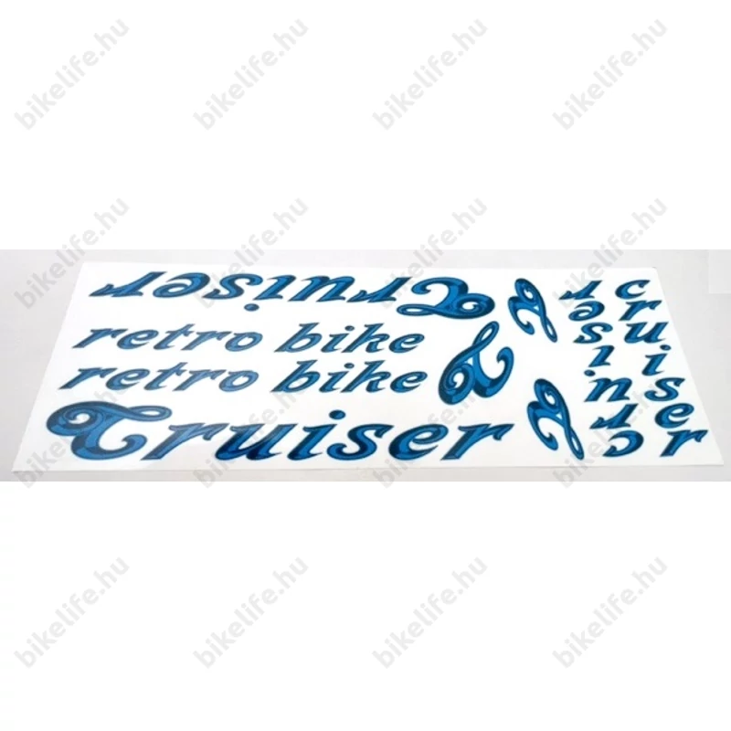 Cruiser matrica garnitúra 35x12cm ezüst és arany színben kapható