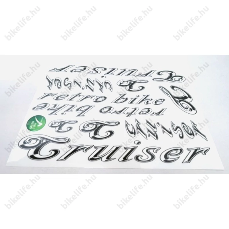 Cruiser matrica garnitúra 35x12cm ezüst és arany színben kapható