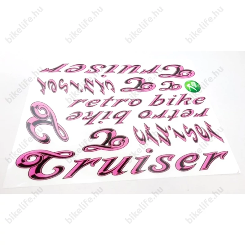 Cruiser matrica garnitúra 35x12cm ezüst és arany színben kapható