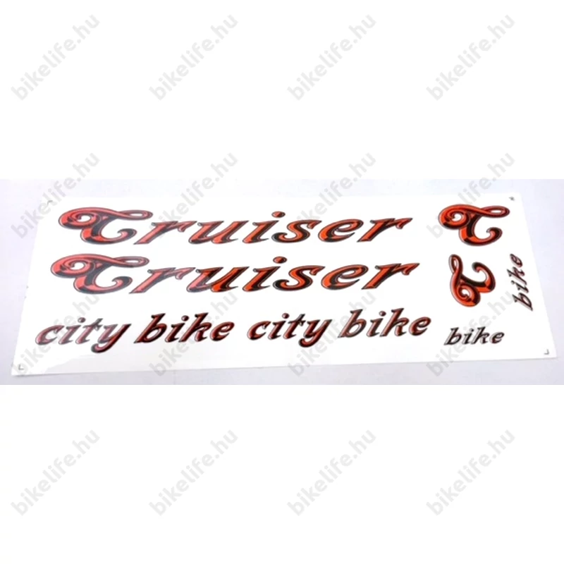 Cruiser matrica garnitúra 35x12cm ezüst és arany színben kapható