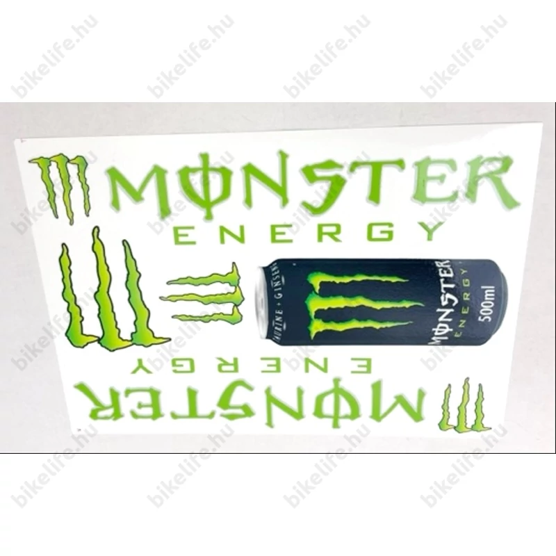 Monster matrica garnitúra, műgyantás bevonattal, 35x16cm 4színben kapható