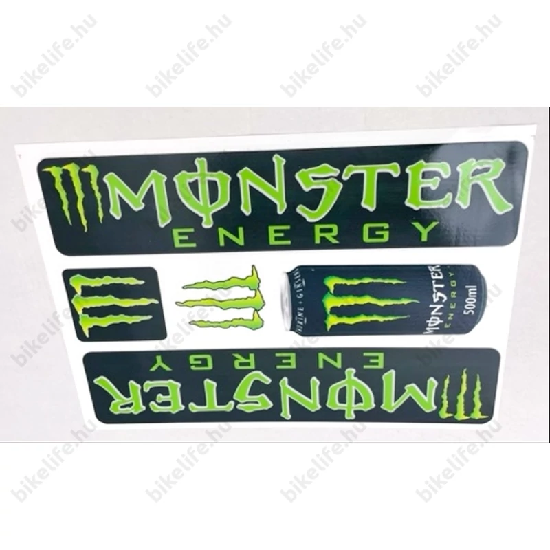 Monster matrica garnitúra, műgyantás bevonattal, 35x16cm 4színben kapható