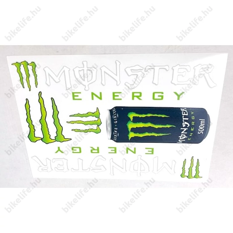 Monster matrica garnitúra, műgyantás bevonattal, 35x16cm 4színben kapható