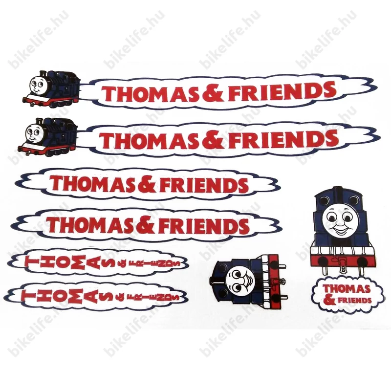 Thomas a gőzmozdony matrica garnitúra 25x17cm