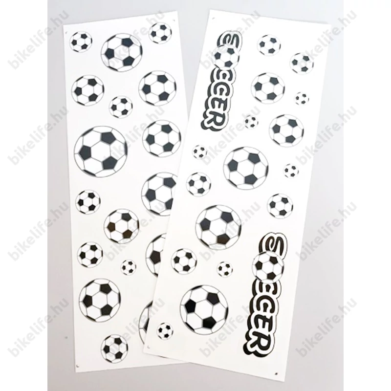 Focilabdás matrica garnitúra műgyantás 35x17 cm