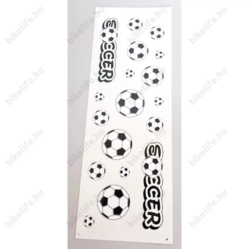 Focilabdás matrica garnitúra műgyantás 35x17 cm