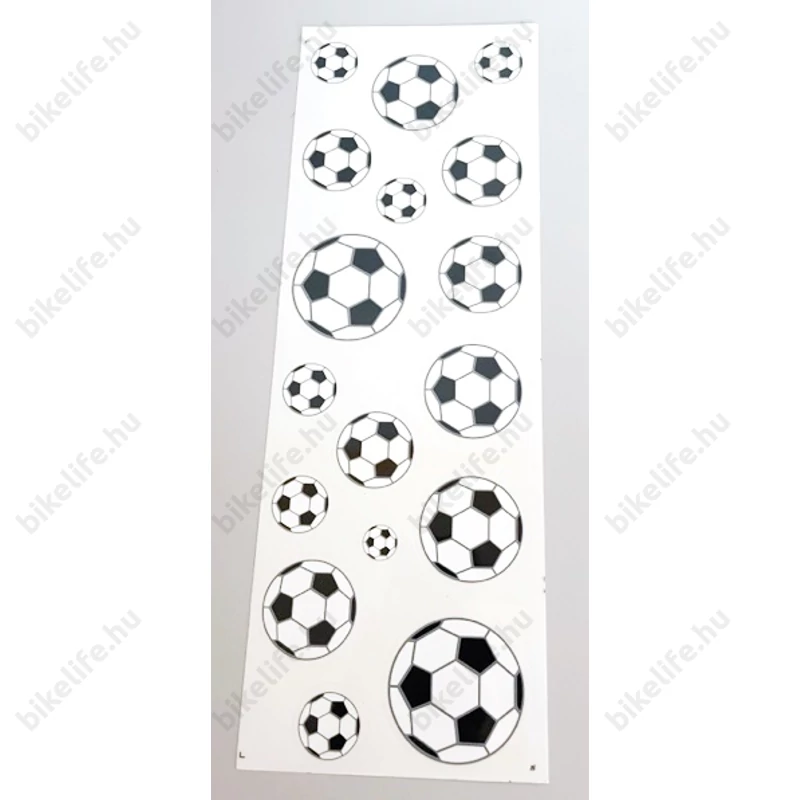 Focilabdás matrica garnitúra műgyantás 35x17 cm